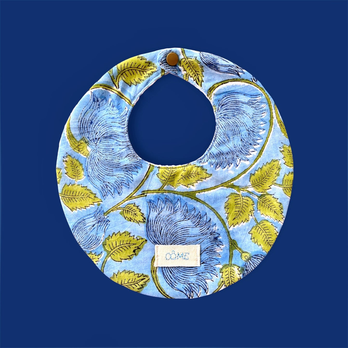 Bavoir rond de bébé